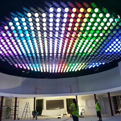 China Professional Colorful Lighting Stage Light RGB DMX LED Kinetic Elevator Ball Orbisfly 201520301038.2 for sale