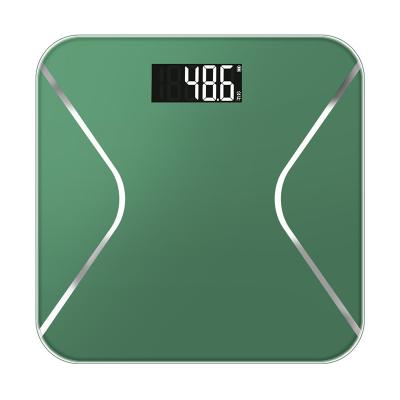 China 2021 New Design Performance Stable Light Electronic Scale Light Home Body Weighting Solar Charging Scale for sale