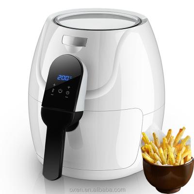 China Frying Household 2.6L Electric Food Digital Air Fryer Without Oil for sale