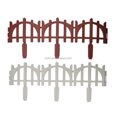 China Easily Assembled Cheapest Plastic Garden Flower Fence for sale