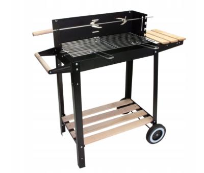 China Easily Cleaned BBQ Grill Cooking Grill With Wheels /Thirty-three Inch BBQ Grills for sale