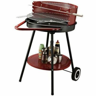 China Easily Cleaned BBQ Grill Cooking Grill With Wheels /TWENTY-THREE Inch Portable BBQ Grills for sale