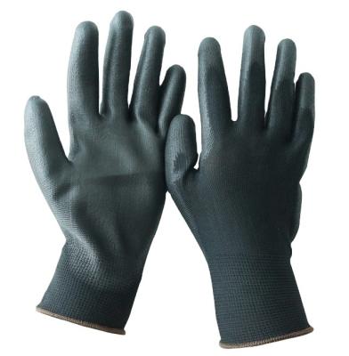 China Hands Protection For Working Safety Custom Logo EN388 Glove Polyester Nylon PU Coated Work Gloves For General Purpose for sale