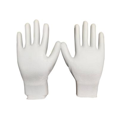 China Construction High Sales Customizable PU Palm Rubber Coated Gloves for sale