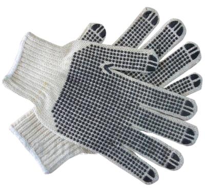 China Hands Protection For Working PVC Dotted Working Glove For Industrial Use , Cheap Work Gloves for sale