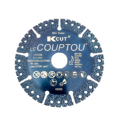 中国 Cutting Granite 125mm Circular Diamond Metal Saw Welded Blade Saw Cutting Disc For Cutting Cast Iron Marble Stainless Steel 販売のため