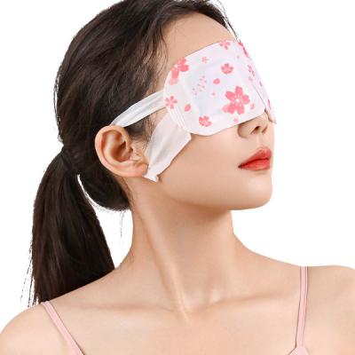 China Custom Logo Steam Eye Mask Mint Green Tea Sleep Hot Sleeping for sale