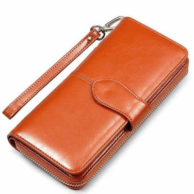 China Credit Card PU 19*9.5*3CM Personalized Zipper Wallet for sale