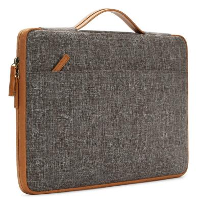 Китай Brown Polyester 14 Inch Laptop Case Soft Protection продается