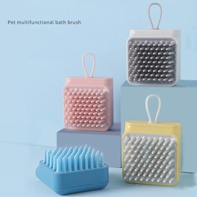 中国 皮友好的な猫の櫛のマッサージのBath、二重目的犬の毛のブラシ 販売のため