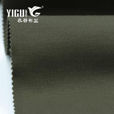 China Custom Color Double Warp Twill Casual Pants Tear-Resistant Fabric Durable Cotton Woven Fabric 100% Cotton Fabric For T-shirt for sale