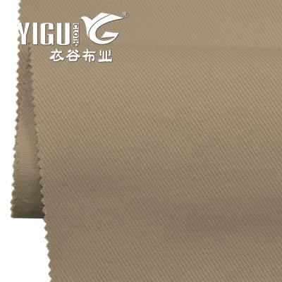 China 16*12+70D 100*54 Spandex Cotton Ripstop Fabric Twill Cotton Spandex Tear-Resistant Dyed Fabric for sale