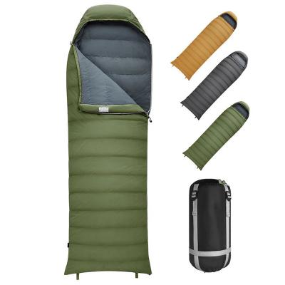 China Envelope Type High quality duck down sleeping bag adult down outdoor camping winter thickened insulation envelope splicing moisture for sale