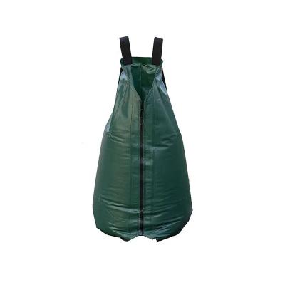 China Envelope Type Garden tree irrigation bag PVC mesh cloth watering bag 25 gallons adjustable Garden irrigation tool with zipper for sale