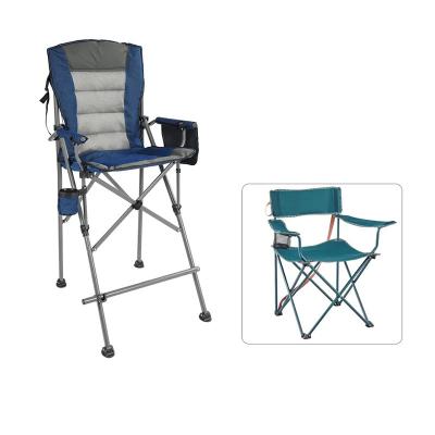 China Foldable Luxury Custom Logo Heavy Duty Outdoor Folding Camp Chair Wholesale Foldable Portable Camping Chair Manufacturers for sale