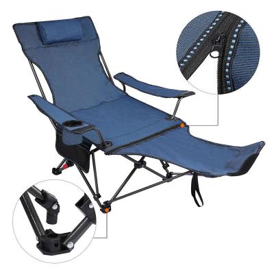 China Foldable Heavy duty Outdoor Custom Portable Foldable Recliner Camping Chair Wholesale OEM/ODM Hiking  Camping Chair for sale