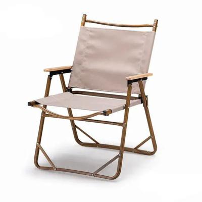 China Foldable High Quality Custom Logo Outdoor Folding Portable Camping Chair Heavy Duty Luxury Compact Foldable Camping Chair for sale