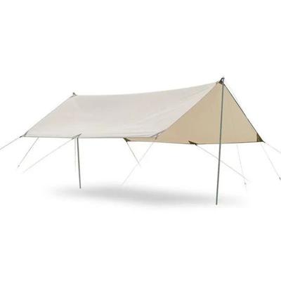 China UV-resistant Outdoor Beach Camping Tent 210T Nylon Waterproof Sun Survival Gear Shelter with Poles Camping Trap for sale