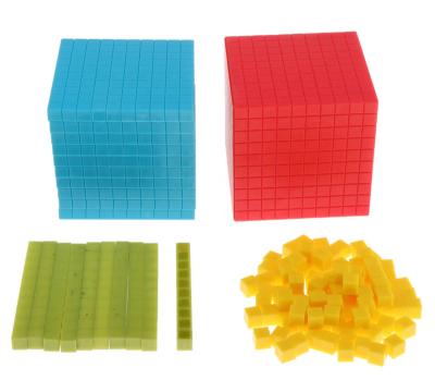 China MT21 Ten Base Blocks Introduction to Decimal Quantity Plastic Decimal Block Set mathematics toys zu verkaufen