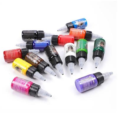 China 15ml 14 Colors Professional Tattoo Ink For Body Art Pigment Permanent Microblading Beauty Art Tattoo Ink Supplies zu verkaufen