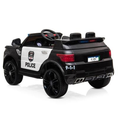 China 12V Kids Ride On Car Electric RC Police Car 2.4G Remote Control LED Flashing Light Children Driving Toy Car Perfect Gift zu verkaufen