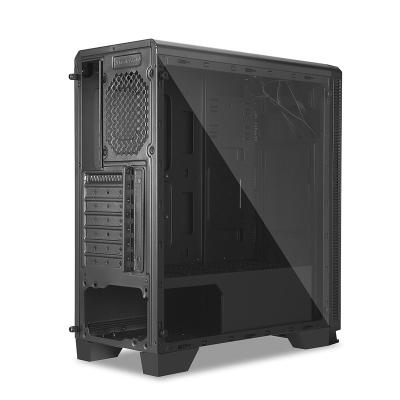 China 2022 Hot Selling glass panel computer case gaming mid tower desktop computer cases zu verkaufen