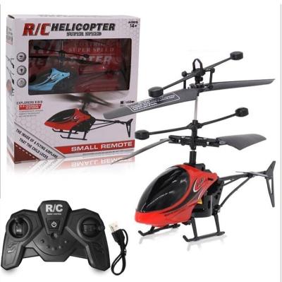 China Mini RC Induction Helicopter Aircraft Flashing Light Toys Remote Control Aircraft Helicopter RC Drone Children Gift à venda