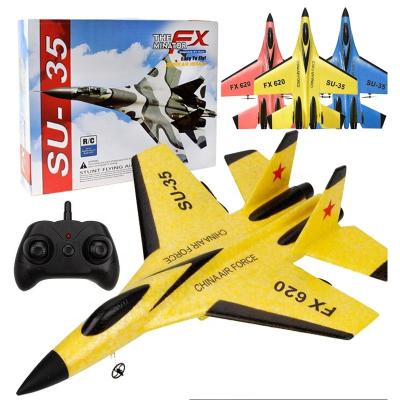 Китай RC Aircraft SU-35 Plane 2.4G Radio Glider Remote Control Fighter Plane Glider Airplanes Foam Toys for Children Boy Birthday Gift продается