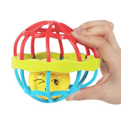 Cina Baby rattle soft toy ball Teether Toy baby rubber Ball in vendita