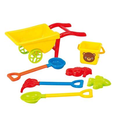 China Wholesale summer outdoor children play sand toys trolley cart toy plastic beach game set zu verkaufen