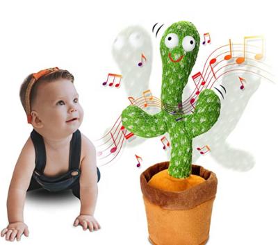 China Dancing Cactus Toy 120 Songs Singing Talking Record Repeating What You say Electric Cactus zu verkaufen