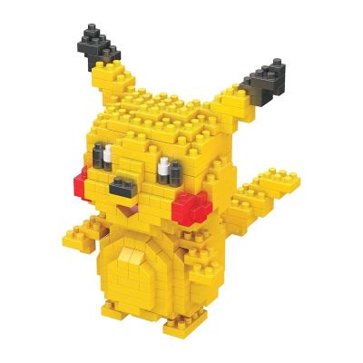 Cina 34 new styles Small Building Blocks Small Cartoon Picachu Animal Model Education Game Graphics Toys in vendita