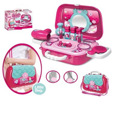 Cina New style plastic princess girls pretend play party dress up make up set kids toy in vendita