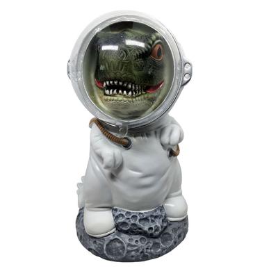 China Europe Customized Best 3D Dinosaur Astronaut Piggy Bank Coin Bank Birthday Business Gifts For Friend Home Decoration for sale