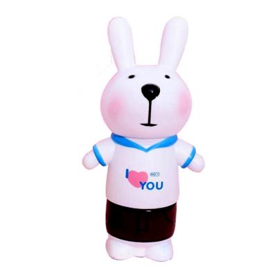 China Europe Customized Rabbit Piggy Bank Doll Resin Opener Cute Rabbit Coin Bank Cartoon Children Friend Gifts Decoration for sale