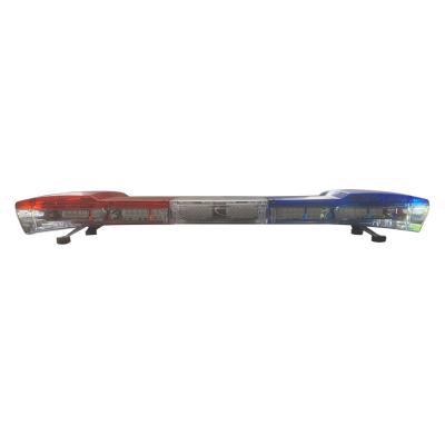 China Police car New ultra-thin burst warning light LED long and short platoon 12V 24V engineering rescue fire fighting for sale