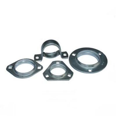 China Long Life Service PP204 , PP205 Stainless Steel Pillow Block Bearing Steel Plate Stamping Bearing Housing for sale