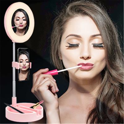 China Rechargeable Shooting Selfie Beauty Phone Clip Visual Ring Light for Makeup, Ring Light Photography, Ring Light 2 in 1 Kit for sale