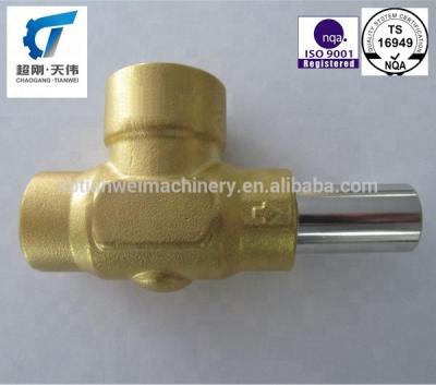 China Zhejiang Ningbo Brass Supplier Brass Forged Shut-off Valve Accessories for sale