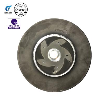 China Pump Parts Stainless Steel Impeller Pump Parts Investment Casting Parts for sale