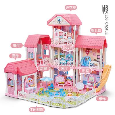 China DIY TOY Large Princess Castle Kids Doll Room Playhouse Gabby Doll Room Set For Girls for sale