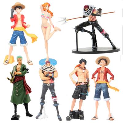 China 2021 Cartoon Toy One Pcs Toy Figure Anime One Pcs Series Car Decoration PVC Figures Collectibles for sale