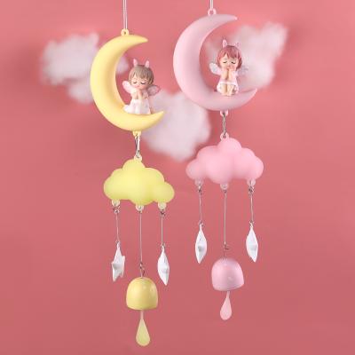 China Minimalist Commemorative Car Decor Garden Cartoon Wind Chimes Outdoor and Indoor Decoration for sale