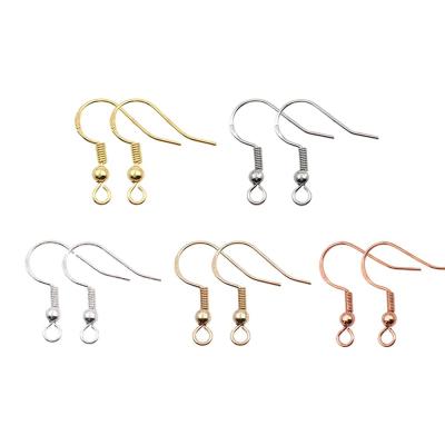 China Wholesale Handmade Sterling Silver Earring Hooks Promotion Gift Diy Jewelry Ear Hook Earring Accessories for sale