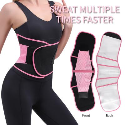 China Private Label Belly Sauna Band Weight Loss Waist Trainer Breathable Custom Trimmer Slimming Wrap Belt Soft Sweaty Waist Trimmers for sale