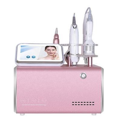 China Wrinkle Remover 5 IN 1 Facial Care Vacuum Cooling Face Lift Machine EMS Peel Tighten Bionic Skin Care Machine RF Clip Wrinkle Removal Machine for sale