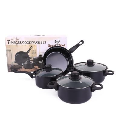 China Kitchen Viable Household Pot Soup Non-Stick Pot Can Be Cooked and Fried Household Cookware Set for sale