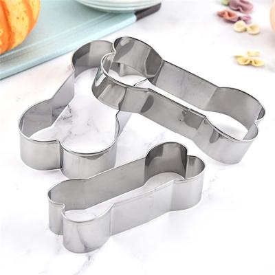 China Cutters Stocked Together, Dog Cookie Bones Shaped Pastry Cookie Mold, Biscuit Cookie Cutter Cake Rings for sale