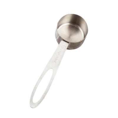 China Viable Teaspoon 304 Stainless Steel Milk Powder Spoon With Scale Cooking Tools Seasoning Spoon Suit 30ml for sale