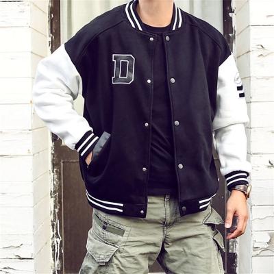 China 2022 New Men's Breathable Baseball Jacket With Autumn And Winter Cross-Breasted Jacket for sale